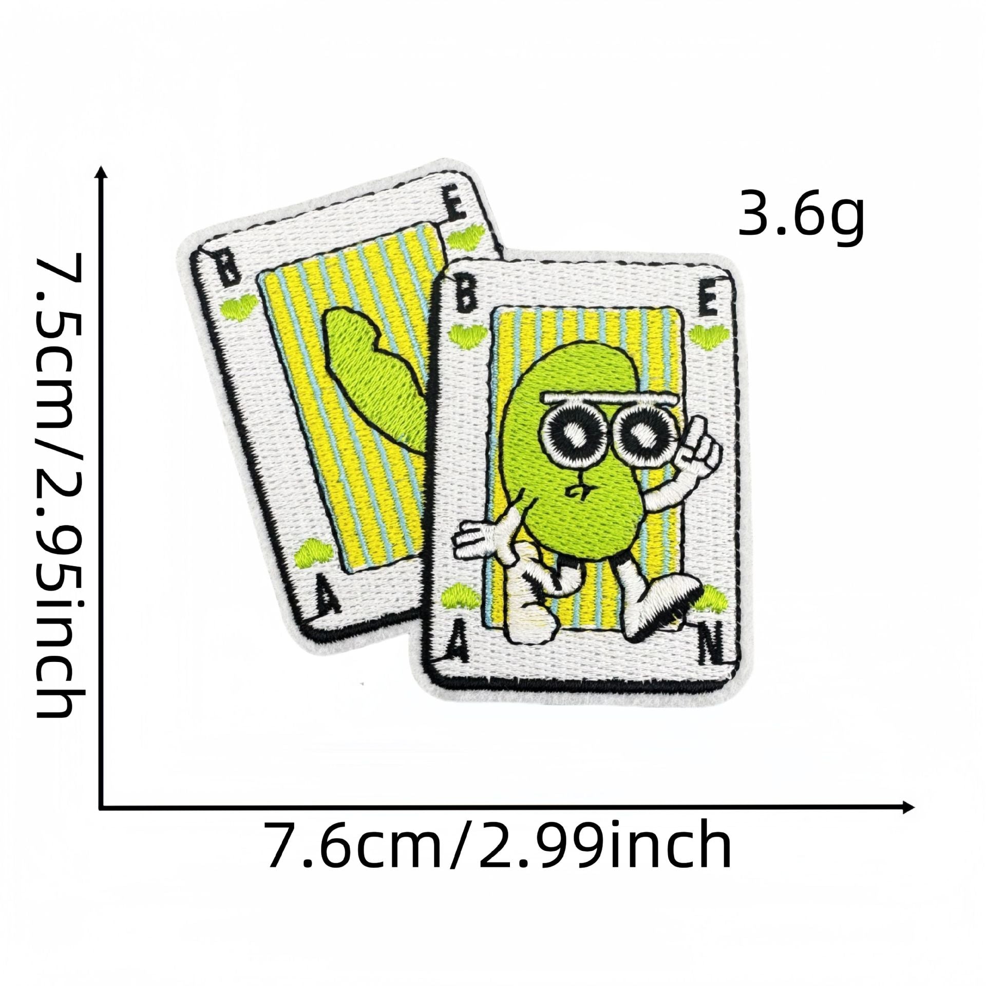 Wholesale green plant cloth patch decorative decal